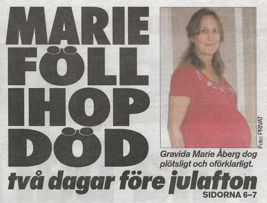 Aftonbladet om Marie och Joels dd