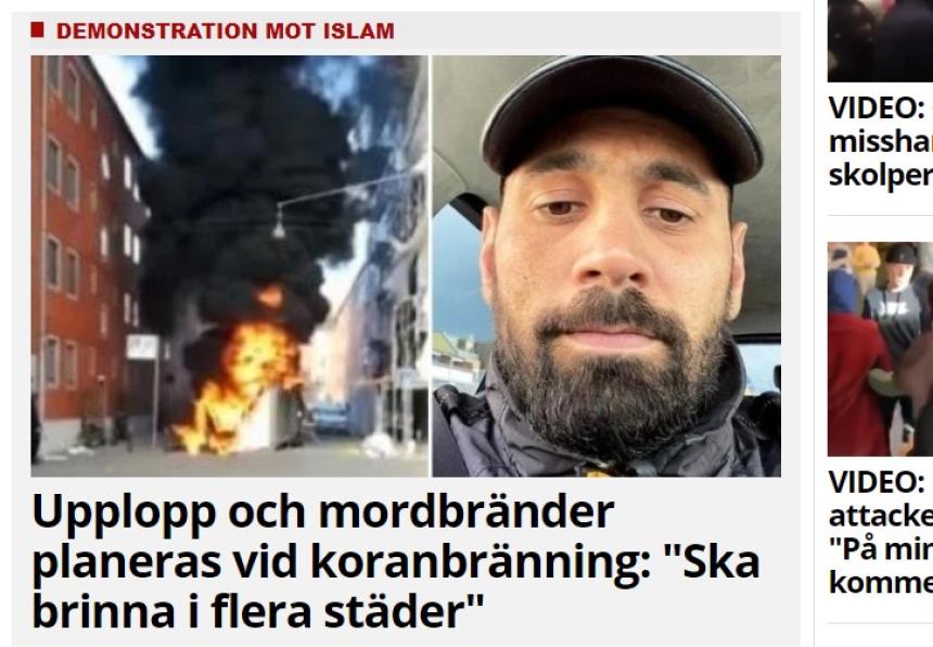 https://www.apg29.nu/bild/koranbranning-1949.jpg - Koranen kommer att drnkas i grisblod och urin och sedan eldas upp p Fridhemstorget i Malm