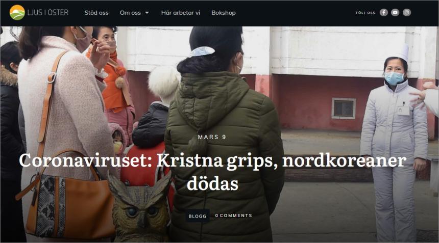 Corona: Kristna grips i Kina - Smittade mnniskor ddas i Nordkorea