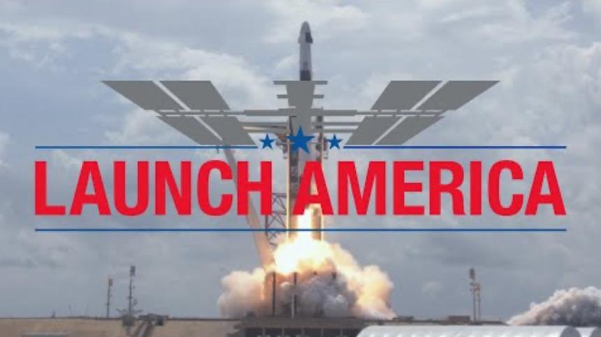 https://www.apg29.nu/bild/raketuppskjutning-7743.jpg - USA skjuter upp raket och Elon Musk gr djvulstecknet